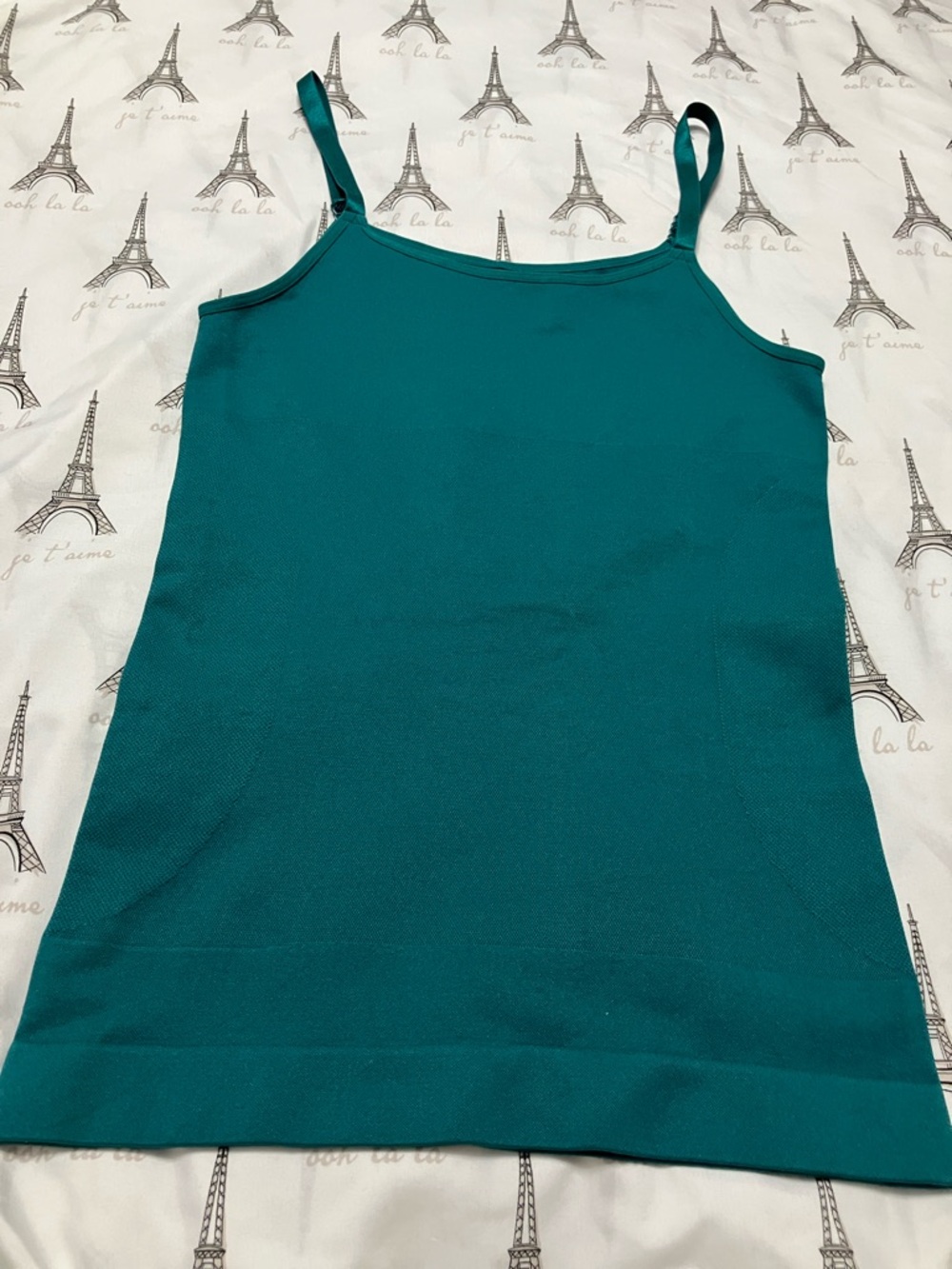 Shapermint Essentials All Day Every Day Scoop Neck Cami Sz L in Forest Green - Picture 4 of 5